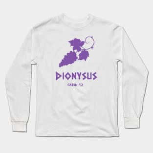 Dionysus symbol cabin 12 Long Sleeve T-Shirt